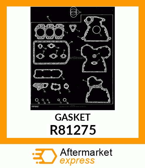 GASKET, AIR INLET R81275