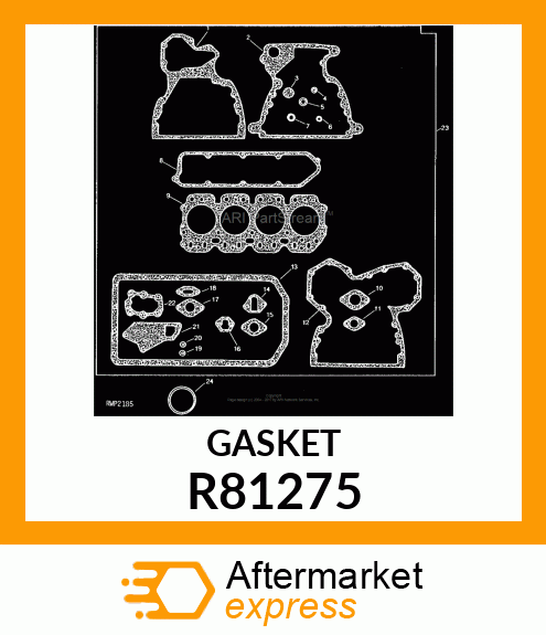 GASKET, AIR INLET R81275