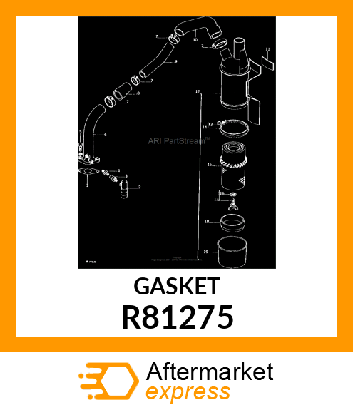 GASKET, AIR INLET R81275