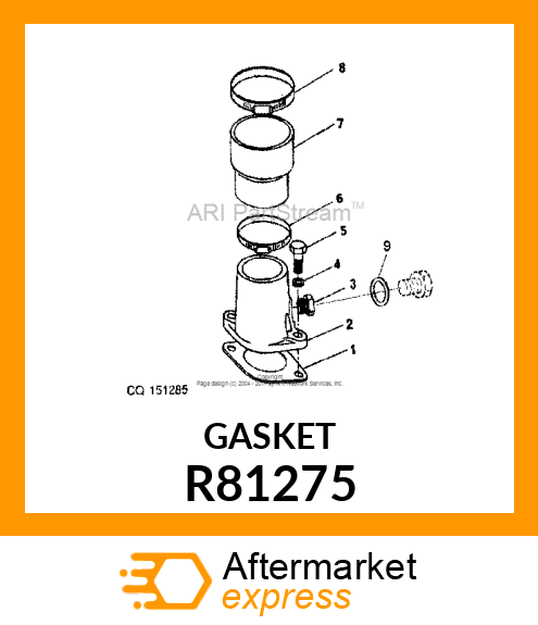 GASKET, AIR INLET R81275