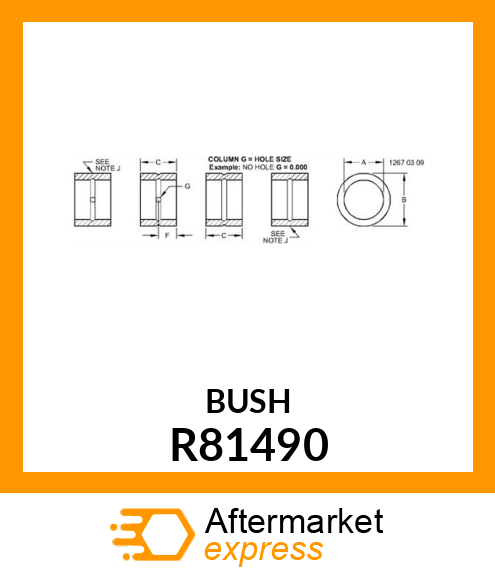 BUSHING R81490