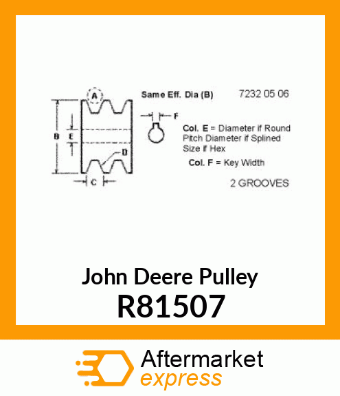 PULLEY R81507