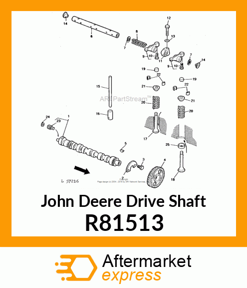 SHAFT, TACHOMETER DRIVE R81513