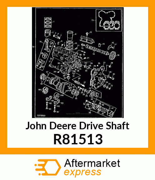 SHAFT, TACHOMETER DRIVE R81513