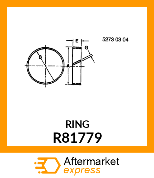 RING, ROD WEAR 45 BORE R81779