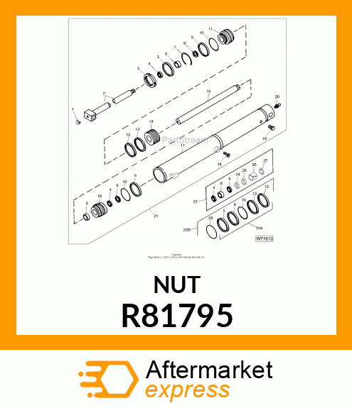 NUT, SPANNER R81795