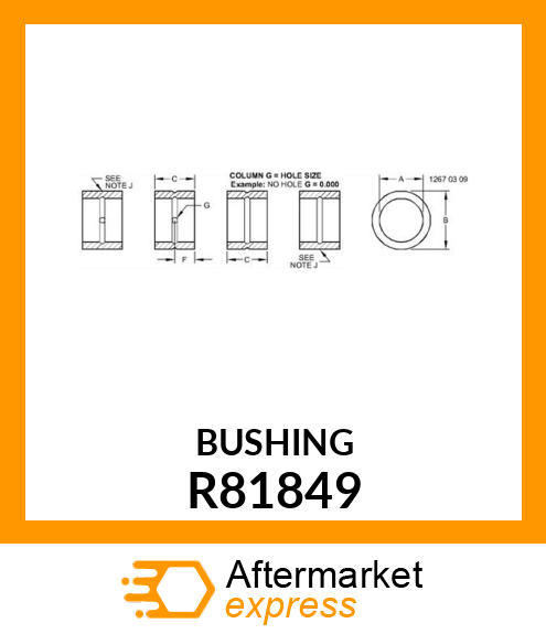 BUSHING R81849