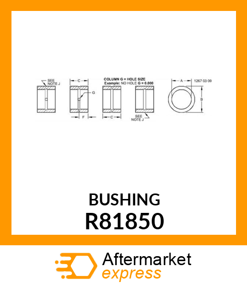 BUSHING R81850