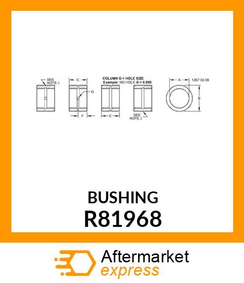 BUSHING R81968