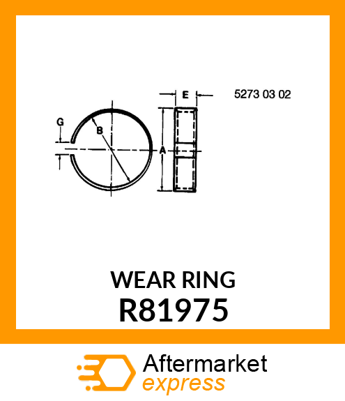 RING, ROD WEAR R81975