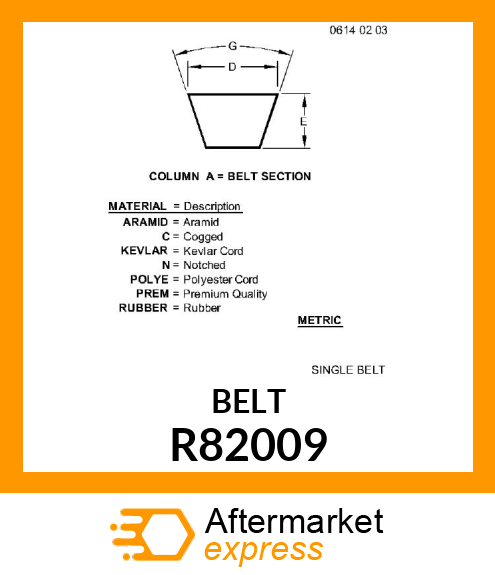 Belt R82009