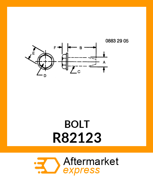 SCREW, SPECIAL THREAD FORMING R82123