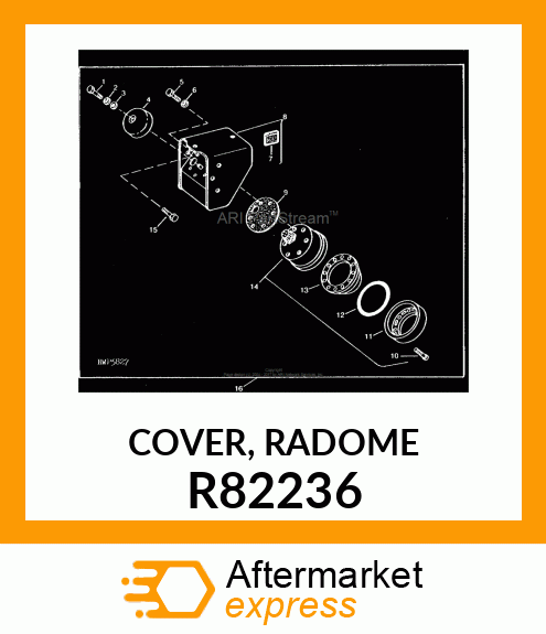 COVER, RADOME R82236