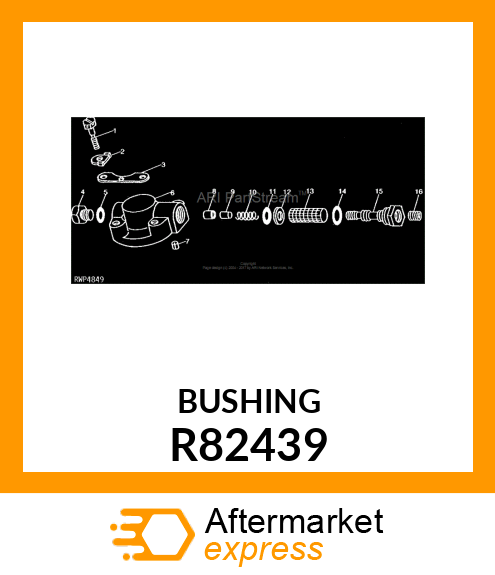 Bushing - BUSHING, REGULATING PISTON R82439