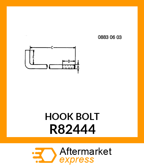 ROD, DOOR LATCH BELLCRANK R82444