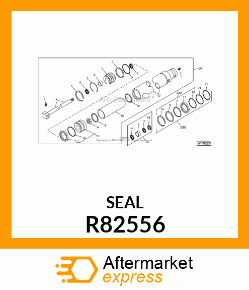 SEAL (ROD GUIDE TO ROD) R82556