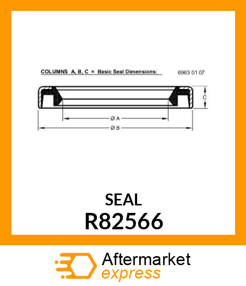 SEAL (ROD GUIDE TO ROD) R82566