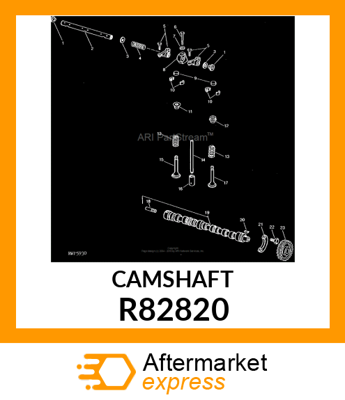 CAMSHAFT R82820