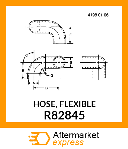 HOSE, FLEXIBLE R82845