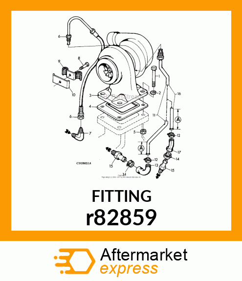 HOSE FITTING, SPECIAL r82859