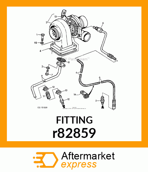 HOSE FITTING, SPECIAL r82859