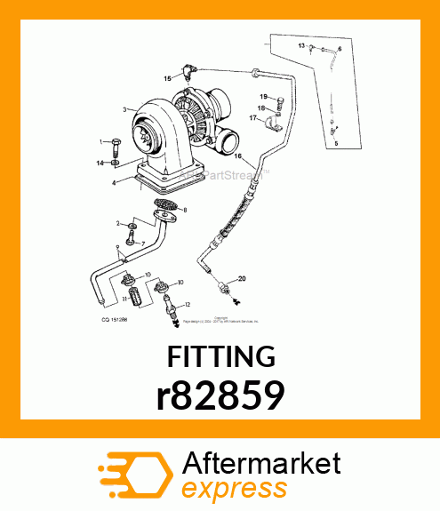 HOSE FITTING, SPECIAL r82859