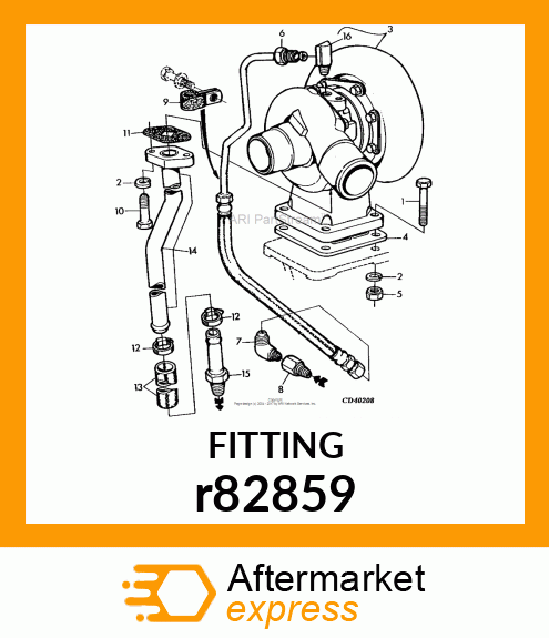 HOSE FITTING, SPECIAL r82859