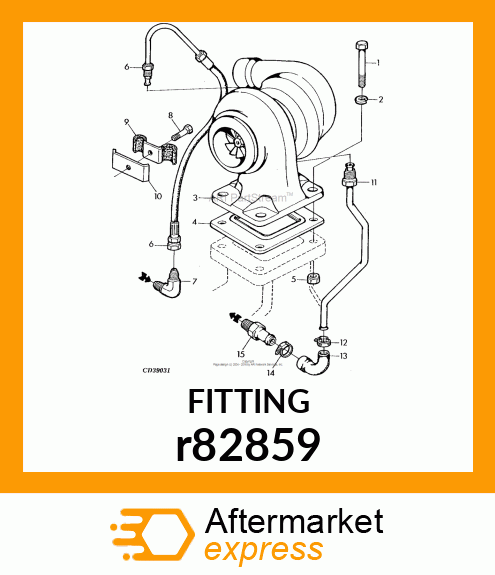 HOSE FITTING, SPECIAL r82859