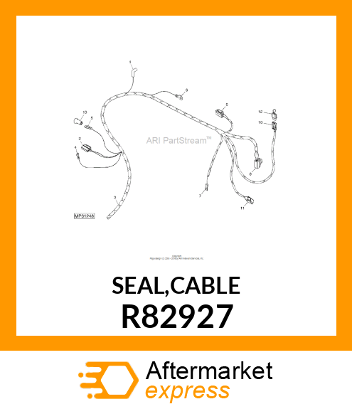 SEAL,CABLE R82927