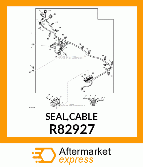 SEAL,CABLE R82927