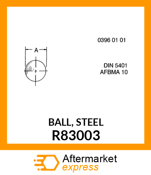 BALL, STEEL R83003