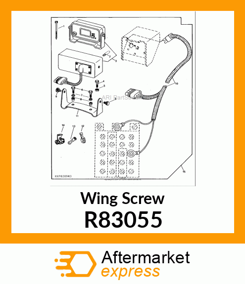 Wing Screw R83055