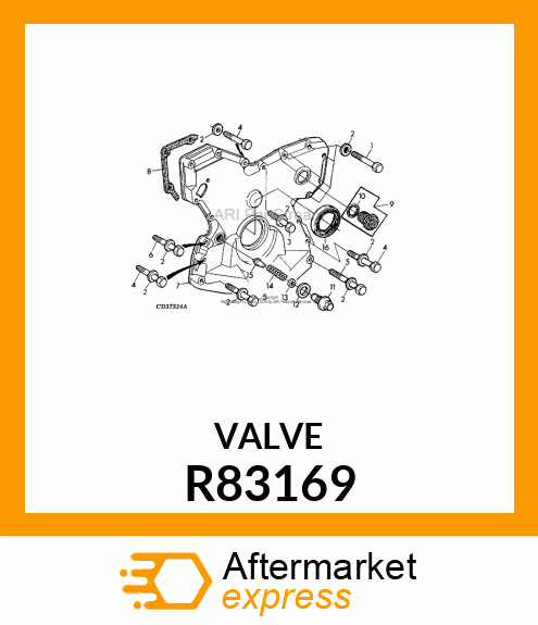 VALVE, PRESSURE REGULATION R83169