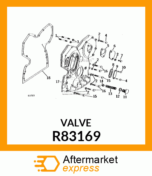 VALVE, PRESSURE REGULATION R83169