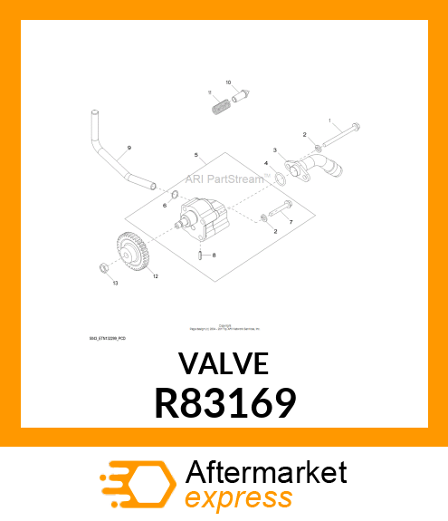 VALVE, PRESSURE REGULATION R83169