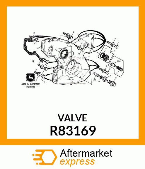 VALVE, PRESSURE REGULATION R83169