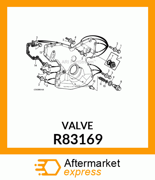 VALVE, PRESSURE REGULATION R83169