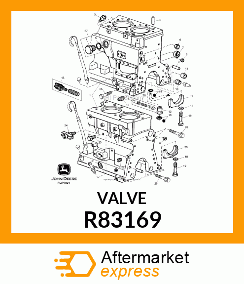 VALVE, PRESSURE REGULATION R83169