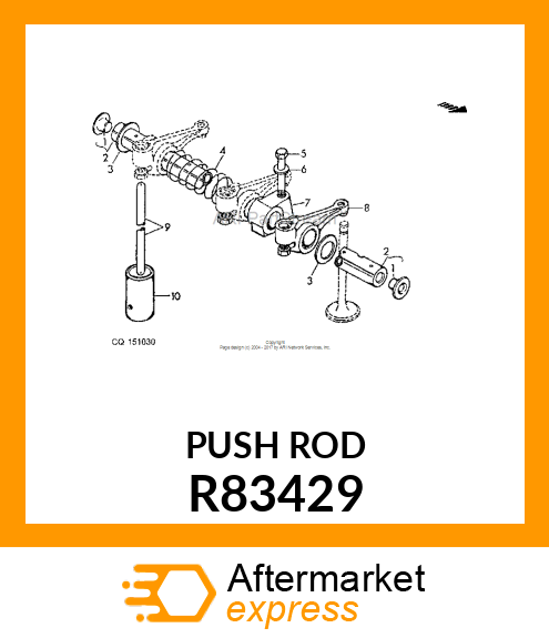 TIGE DE CULBUTEUR,L.S. R83429