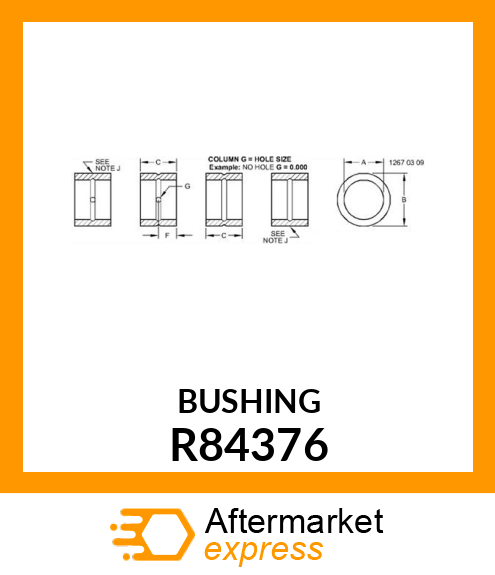 BUSHING R84376