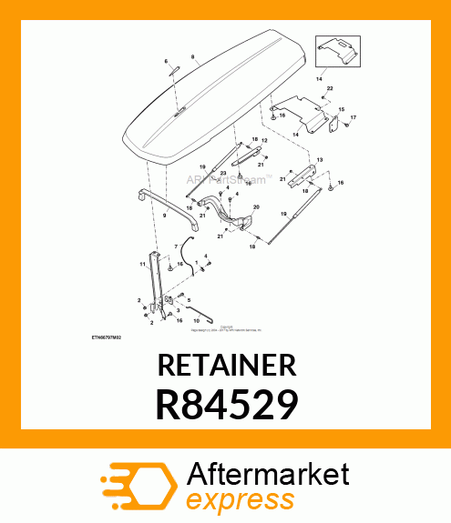 CLIP, RETAINING R84529