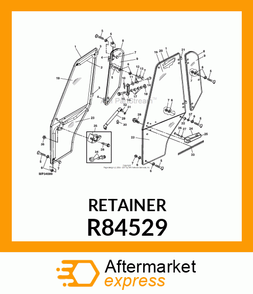 CLIP, RETAINING R84529