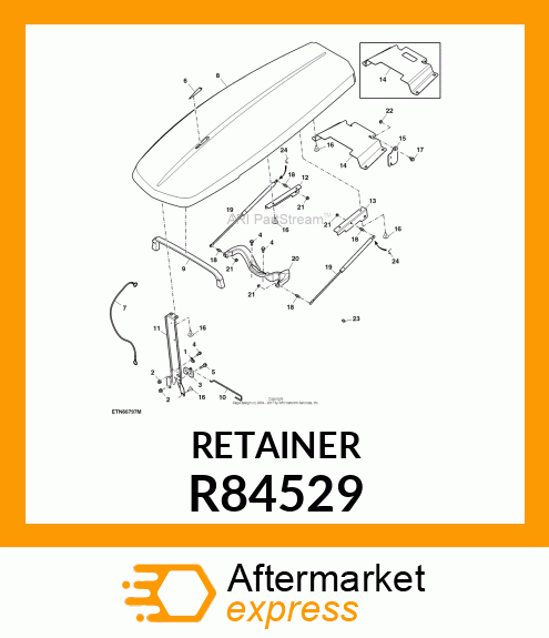 CLIP, RETAINING R84529