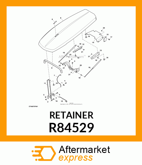 CLIP, RETAINING R84529