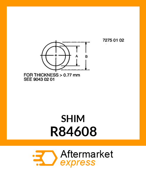 SHIM (0.25 MM) R84608