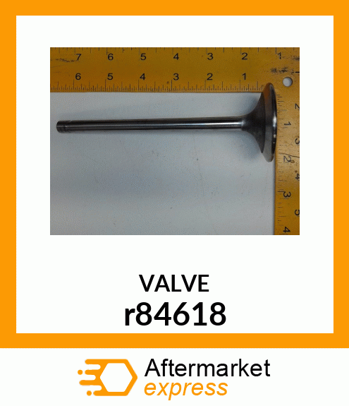 INTAKE VALVE,VALVULA DE ADMISION r84618