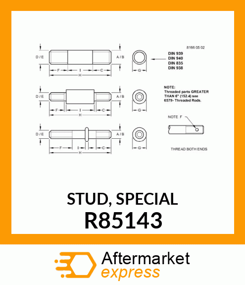 STUD, SPECIAL R85143