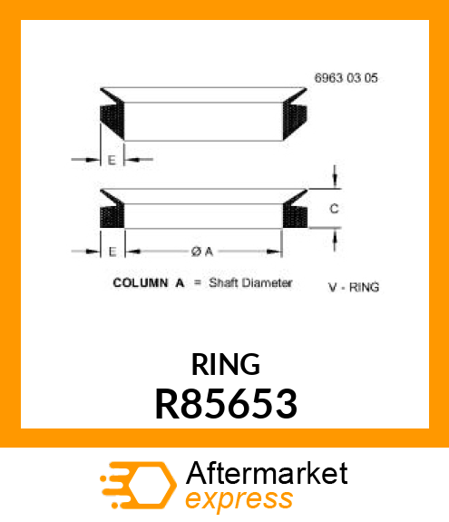 SEAL, OIL R85653