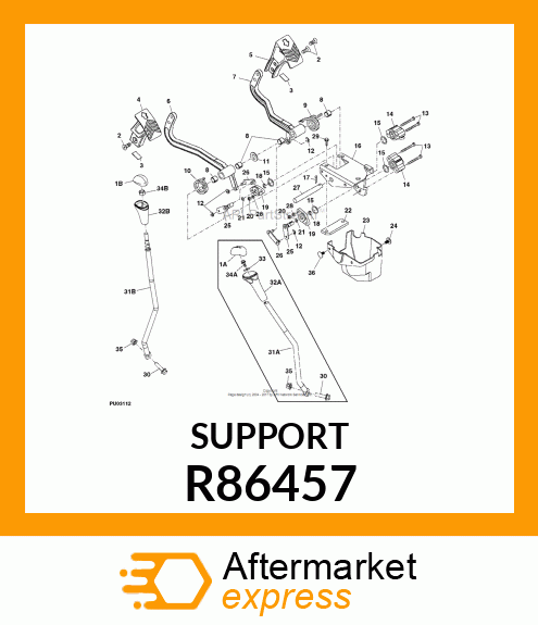 SUPPORT,SENSOR R86457