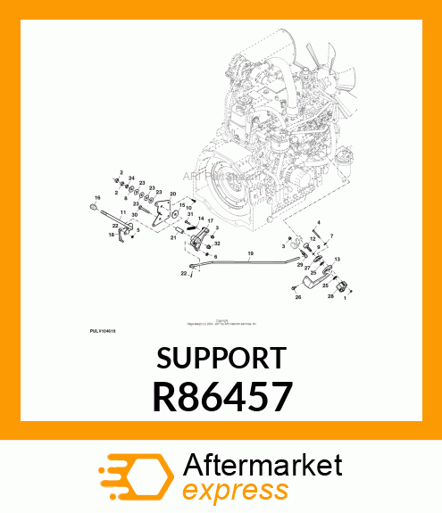 SUPPORT,SENSOR R86457